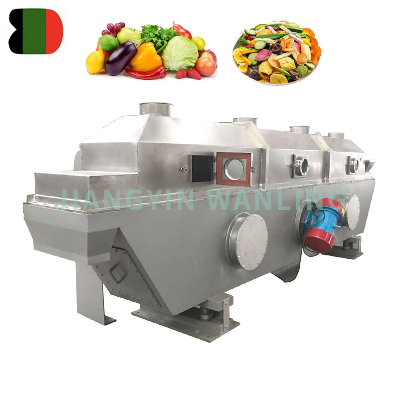 Vibrating fluid bed dryer