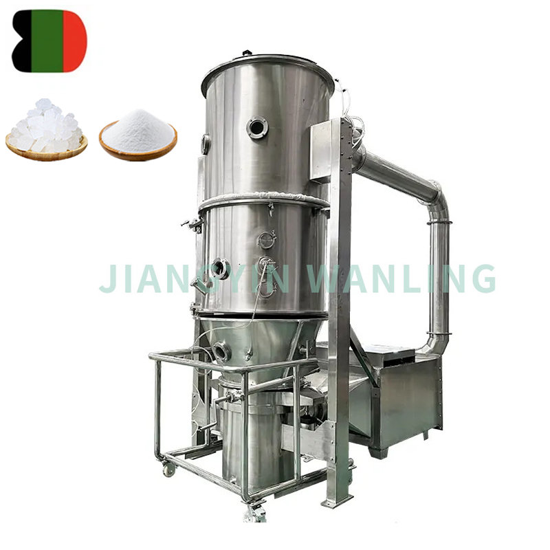 Vertical fluid bed dryer